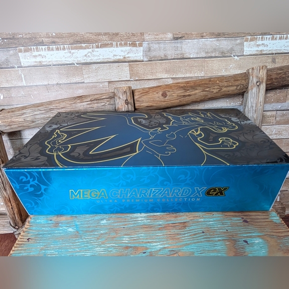 Mega Charizard X Ex Ultra Premium Collection W Promo Card #023 W Extra 3 Cards - Picture 13 of 15